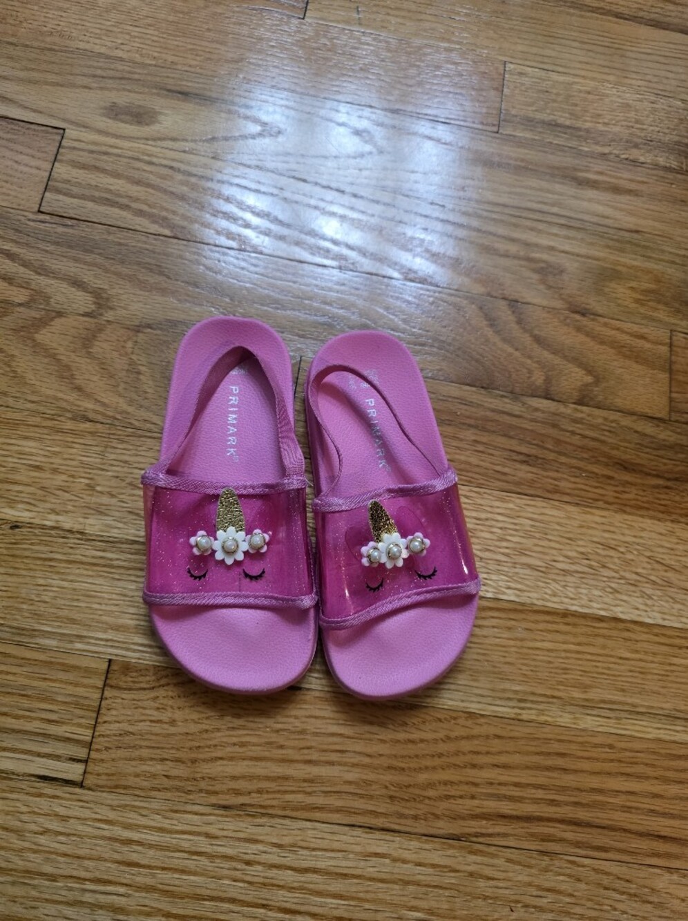 Primark Kids' Pink Unicorn Slide Sandals